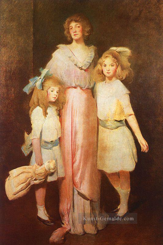 Frau Daniels mit zwei Kindern John White Alexander Ölgemälde